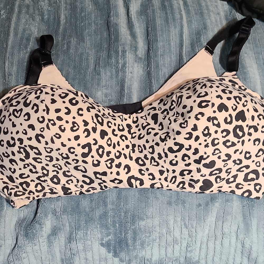 Leopard Print Women's Bra
